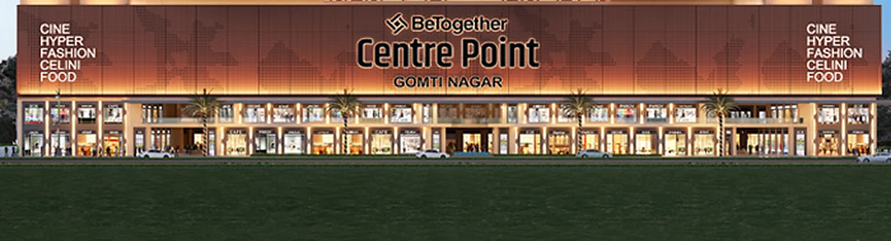 Retail podium with Center Point signage (artistic impression)